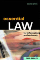 Essential law for information professionals /