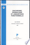 Diachronie, phonologie, et linguistique fonctionnelle /