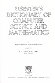 Elsevier's dictionary of computer science and mathematics : in English, Spanish, French, and Russian /