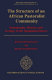 The structure of an African pastoralist community : demography, history, and ecology of the Ngamiland Herero /