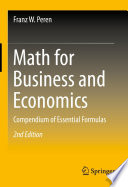 Math for Business and Economics : Compendium of Essential Formulas /