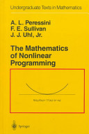 The mathematics of nonlinear programming /