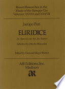 Euridice : an opera in one act, five scenes /