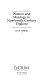 Women and marriage in nineteenth-century England /