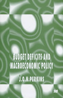 Budget deficits and macroeconomic policy /