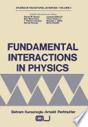Fundamental Interactions in Physics /