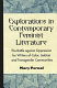 Explorations in contemporary feminist literature : the battle against oppression for writers of color, lesbian and transgender communities /