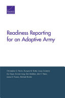 Readiness reporting for a different Army /