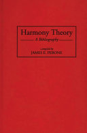 Harmony theory : a bibliography /