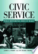 Civic service : what difference does it make? /