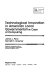 Technological innovation in American local governments : the case of computing /