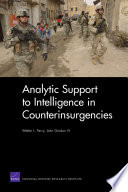 Analytic support to intelligence in counterinsurgencies /