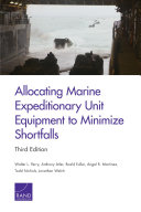 Allocating marine expeditionary unit equipment to minimize shortfalls /