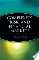 Complexity, risk, and financial markets /