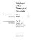 Catalogue of the neotropical squamata.