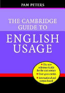 The Cambridge guide to English usage /