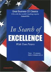 In search of excellence /