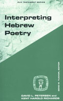 Interpreting Hebrew poetry /