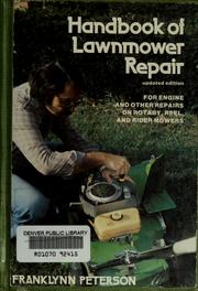 Handbook of lawn mower repair /