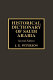 Historical dictionary of Saudi Arabia /