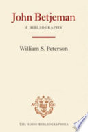 John Betjeman : a bibliography /