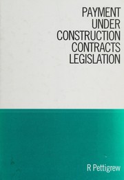 Payment under the construction contracts legislation /