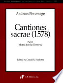 Cantiones sacrae : 1578.