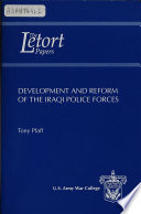 Development and reform of the Iraqi police forces /