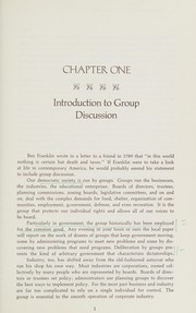 Group discussion, a practical guide to participation and leadership /