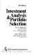 Investment analysis & portfolio selection /