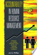Accountability in human resource management /