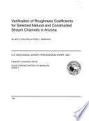 Verification of roughness coefficients for selected natural and constructed stream channels in Arizona /