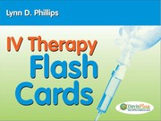 IV therapy flash cards /