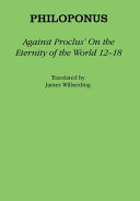 Against Proclus's "On the eternity of the world, 12-18" /
