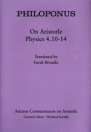 On Aristotle Physics 4.10-14 /