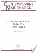 Complex representations of GL(2,K) for finite fields K /