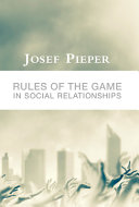 Rules of the game in social relationships /