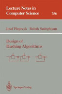 Design of hashing algorithms /