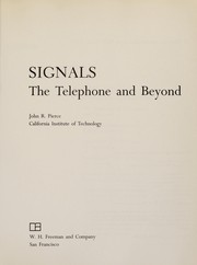 Signals : the telephone and beyond /