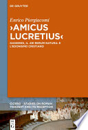 "Amicus Lucretius" : Gassendi, il "De rerum natura" e l'edonismo cristiano /