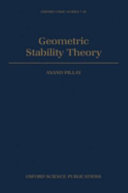 Geometric stability theory /