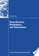 Diversification, relatedness, and performance /