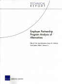 Employer partnership program analysis of alternatives /