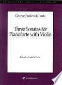 Three sonatas for pianoforte with violin /