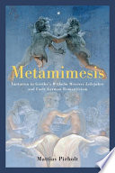 Metamimesis : imitation in Goethe's Wilhelm Meisters Lehrjahre and early German romanticism /