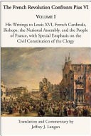 The French Revolution confronts Pius VI /
