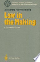 Law in the Making : a Comparative Survey /