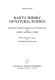 Kant's theory of natural science /