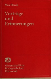 Vortrage und Erinnerungen /