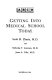 Getting into medical school today : Scott H. Plantz, with Nicholas Y. Lorenzo, Jesse A. Cole.